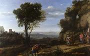 Claude Lorrain Landscape with David and the Three Heroes (mk17)